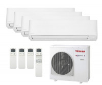 Мульти сплит-система Toshiba 4 x RAS-B07E2KVG-EE / RAS-4M27U2AVG-E
