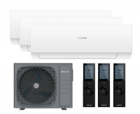 Мульти сплит-система Casarte 3 x CAS25CX1/R3-W / 3U70CM1/R3
