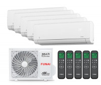 Мульти сплит-система Funai 5 x RAM-I-SG25HP.W02 / RAM-I-5OK120HP.01/U