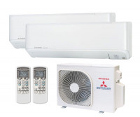 Мульти сплит-система Mitsubishi Heavy 2 x SKM20ZSP-W / SCM40ZS-W