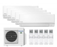 Мульти сплит-система Panasonic 5 х CS-TZ25WKEW / CU-5E34PBD